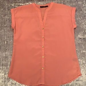 The Limited Coral Blouse